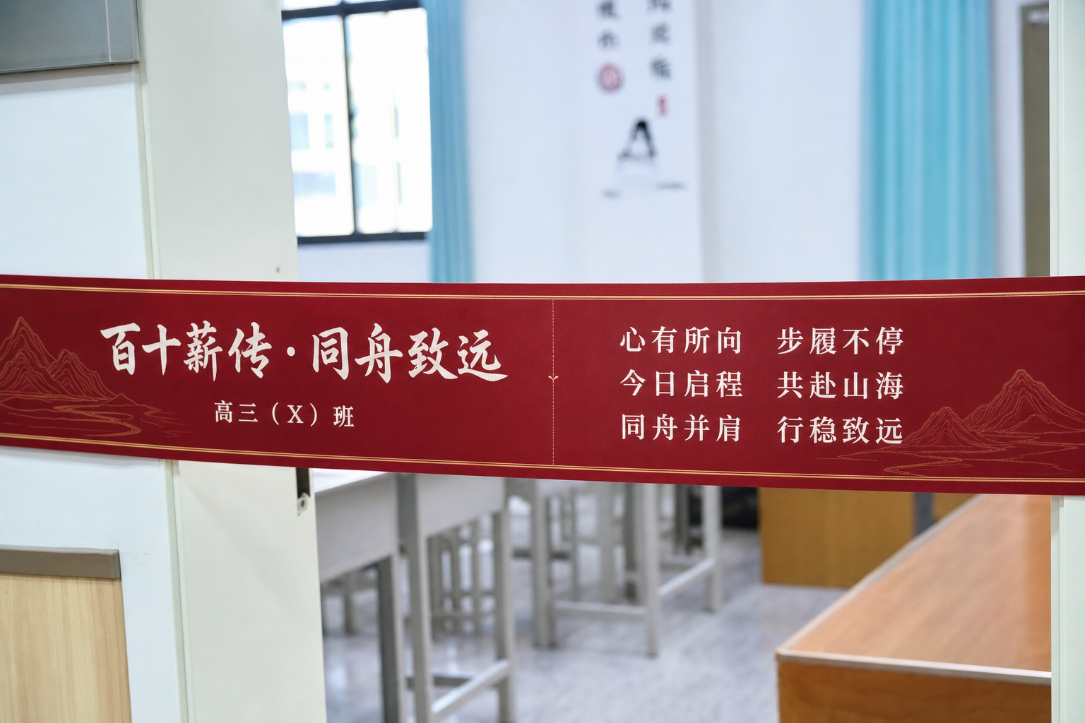 班门祝福腰封及剪彩实景